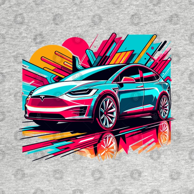 Tesla Model X by Vehicles-Art